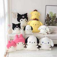 Ns3 หมอนตุ๊กตานุ่ม รูปการ์ตูน Sanrio Kuromi Cinnamoroll Melody Pachacco Purin ของขวัญ สําหรับตกแต่งบ้าน