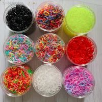 ☎✶☄ 1500pcs/pack Children Colorful Small Disposable Silicone Rubber Bands Elastic Hair Ties For School Baby Hair Rope Gum Wholesale