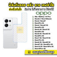 ? ฟิล์มกันรอย ฟิล์มหลัง เคฟล่า รุ่น OPPO Reno10 Reno10Pro Reno8Pro Reno8T Reno8Z Reno8 7Pro 7Z Reno7 6Z Reno6 Reno5 Reno4 ฟิล์มoppo ฟิล์มหลังoppo