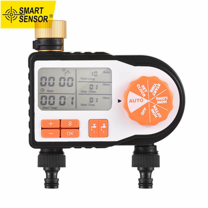 Smart Sensor Digital Automatic Watering Timer With 2 Hose Connectors ...