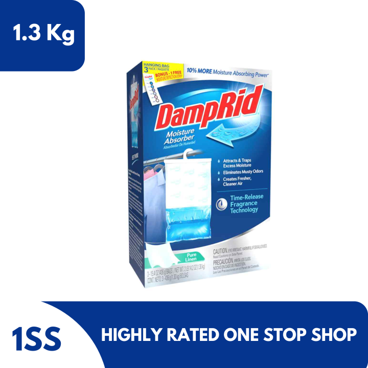 DampRid Moisture Absorber Pure Linen, 1.3Kg Lazada PH