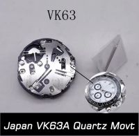 Preminum Japan VK63 VK63A Quartz Movement Chronograph 24 Hours Replace for Watch Single Calendar 0 Jewels Accessories