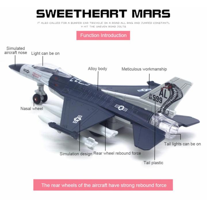 รองรับเครื่องบินของเล่นอัลลอย1-4ของเล่นจำลองเครื่องบินความยืดหยุ่นพร้อมเสียงที่ไฟ-led-ของตกแต่งบ้านสำหรับเด็กหญิงเด็กชาย