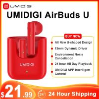 [World Premiere] UMIDIGI AirBuds U TWS Wireless Earphones Bluetooth 5.1 ENC Noise Reduction 380mAh Charging Box Sports Headsets