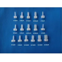 Plastic Pipe Fitting Pagoda Barb to 1/8 1/4 3/8 1/2 3/4 BSP Female Thread Coupling Reducing Straight Fish Tank Hose Connector