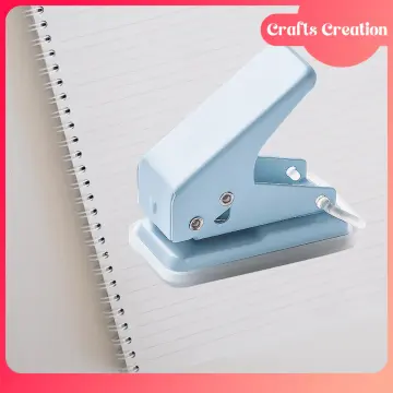 Single Ring Mini Hole Punch 1 Hole Cute Paper Punch 10 Sheets Capacity  Puncher For Scrapbook