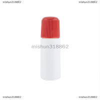 mishun318862 30มล.พร้อมฟองน้ำ applicator ขวดยาสีขาวหัวฟองน้ำสีฟ้า