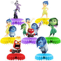 Inside Out 2 Theme Party Decorations วันเกิดครบรอบฉลอง Tableware เค้กตารางตกแต่ง