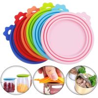 【cw】 3 In 1 Reusable Food Storage Keep Tin Cover Cans Cap Can Silicone Lid Hot Supply Cup