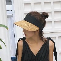 Wear Woven Hats Breathable Top Beach Caps Wide Large Brim Hat Adjustable