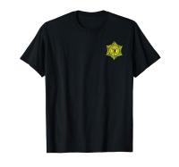 Logrelan Iceland Police Tshirt Double Side Style Funny T Shirt