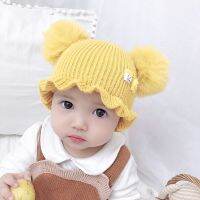 ♕ babyme ღ Baby Girls Boys Cartoon Print Hats With Ball Casual Caps Headwear