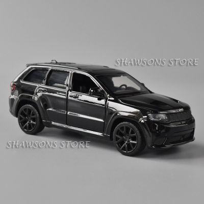 1:36 Scale Jeep Grand Cherokee Trackhawk DieCast Model Pull Back Toy Car