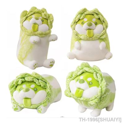 ☇ SHUAIYI Figura anime vegetal cão japonês repolho fada figura de ação brinquedos feiticeiro estatueta collectible modelo boneca presentes