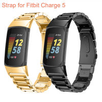 สายโลหะสำหรับ Fitbit Charge 5 Band สายรัดข้อมือสแตนเลสสำหรับ Fitbit Charge 5อุปกรณ์เสริมสำหรับนาฬิกาอัจฉริยะ