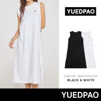 Yuedpao (ใหม่ล่าสุด!!)  ผ้าหนาทรงสวย ยับยากรีดง่าย รับประกันไม่ย้วย 2 ปี Signature Dress Sleeveless Set Black&amp;White