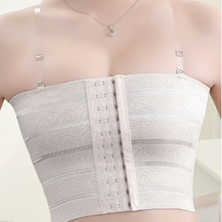 meruo-สายแบนใส่สบายเสื้อรัดทรงสั้นรัดรูปที่รัดหน้าอกผู้หญิงเสื้อกล้ามคอร์เซ็ทบราทอมบอย