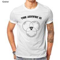 The Answer Is 42 Loose Fit T-Shirt Gift Couples Hiphop Koreanstyle Tees 108088 【Size S-4XL-5XL-6XL】