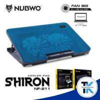 NUBWO NF-211  notebook cooler pad พัดลมรองระบายความร้อนโน๊ตบุ๊ค นับโว สีดำ สีแดง สีน้ำเงิน  หลายคนอาจจะรู้สึกกังวลใจในเรื่องของการระบายความร้อน