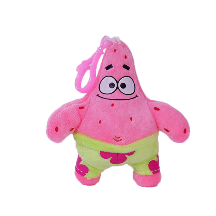 star-tentacles-patrick-squidward-plush-keychain-toys-soft