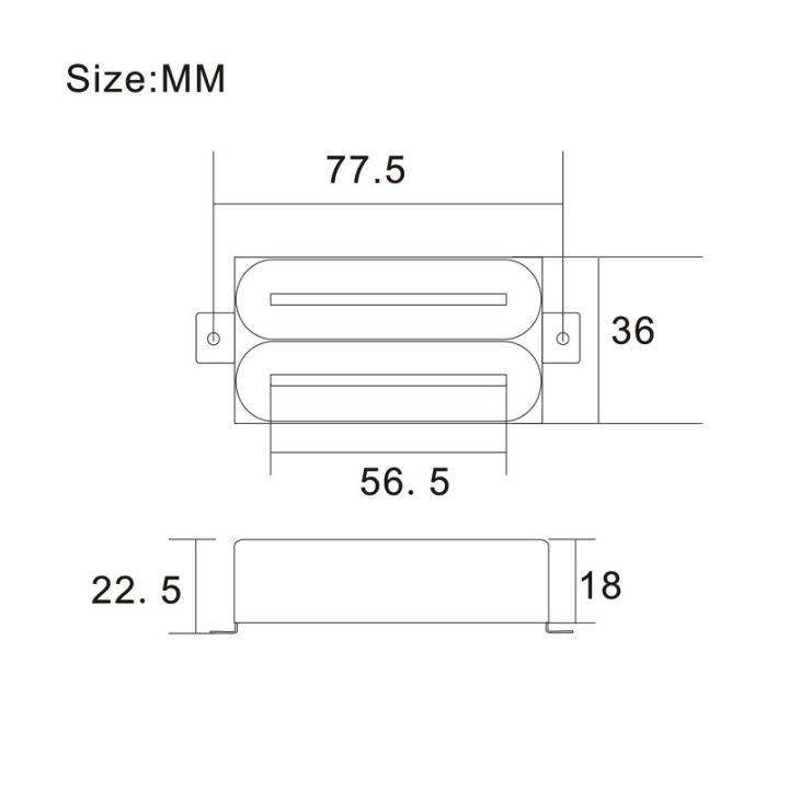 electric-guitar-humbucker-dual-coill-dual-rail-guitar-pickup-with-57mm-steel-pole-ivory