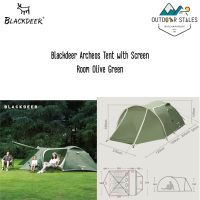 Blackdeer Archeos Tent with Screen Room Olive Green