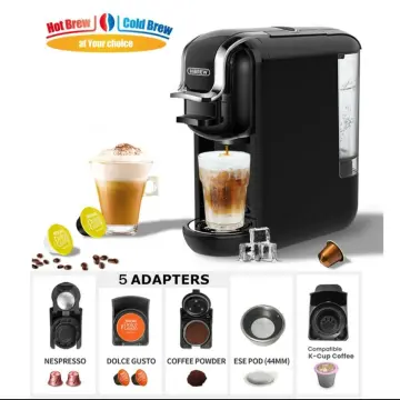 Automatic 3 in 1 Capsule Coffee Maker Machine 19BAR Espresso Cafetera for  Nespresso Dolce Gusto K-cup Powder Kitchen Appliances