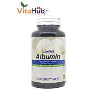 Livewell โปรตีนไข่ขาว Albumin แบบ TABLET 90 เม็ด/กระปุก ทานง่ายสะดวกไม่คาว