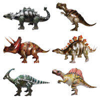 3D ขนาดใหญ่เดินไดโนเสาร์ฟอยล์บอลลูนสัตว์ป่าเด็กวันเกิด Party Decors Jurassic Standind Dragon ของเล่นเด็ก Air Globos