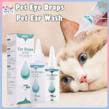 Saline eye drops outlet for cats