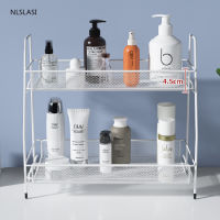 2 Layer Iron Storage Rack Organizer Dish Sink Drain Rack Home Bathroom Kitchen Shelf Organizer Toiletries Cosmetic Storage Rack