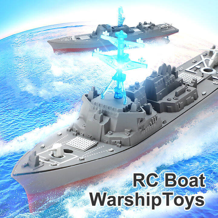 AOV Remote Control Warship Toy RC Cruiser Destroyer Model Educational