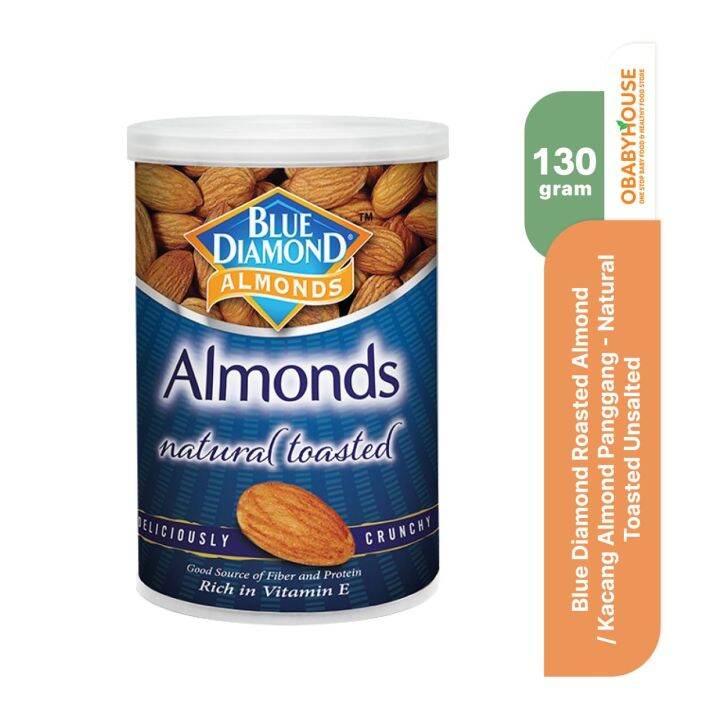 Blue Diamond Roasted Almond / Kacang Almond Panggang 130gr Natural