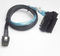 จัดส่งฟรี6กรัมมินิ SAS 36จุด SFF-8087ถึง4 SFF-8482 29จุดเชื่อมต่อกับ SATA สายไฟ50เซนติเมตร