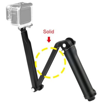 For Gopro Hero 11 10 9 Foldable 3 Way Grip Selfie Stick Waterproof Monopod Selfie Stick for Insta360 X3 DJI Osmo Action 3 Camera