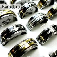 20Pcs Vintage Rotatable Styles Women Steel Ring For Women and Men Jewelry Lot Bulks LR052