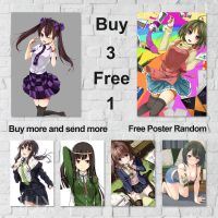 Anime Girl Collection Series Aesthetic Canvas Painting HD Poster Modern Room Home Bar Cafe Decoration Custom Printed Image Mural Drawing Painting Supp