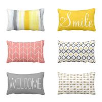 Pillow Cover Decorative Cushions For Sofa Polyester Pillowcase Home Decor Rectangular Throw Pillows Case