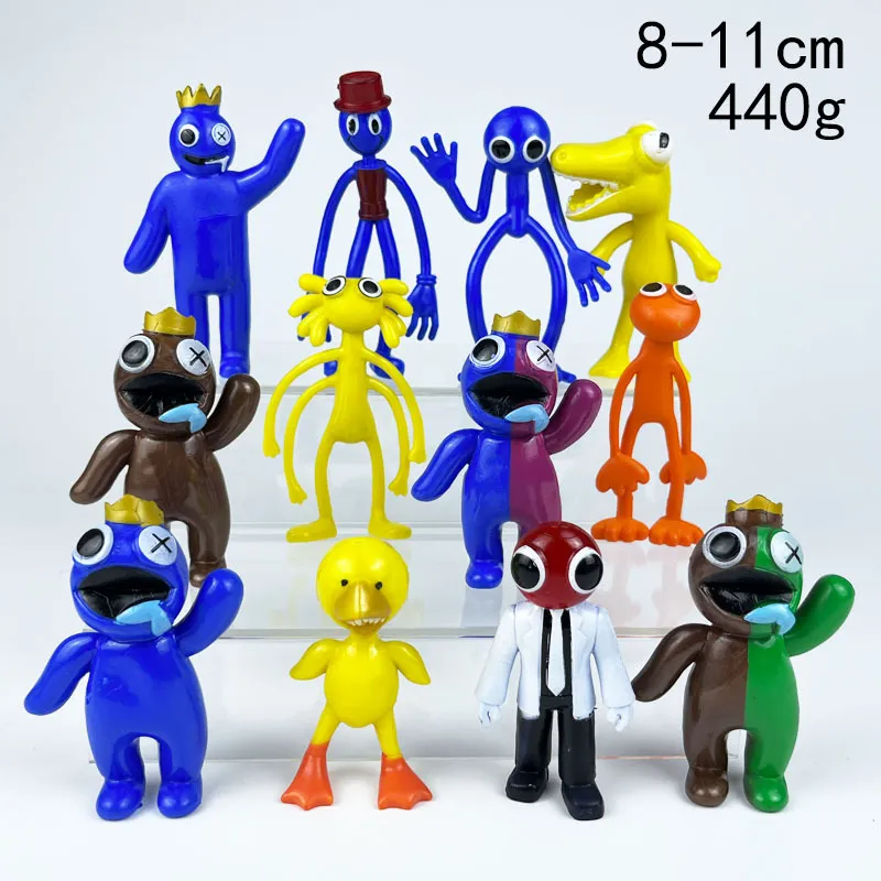 6-12pcs Rainbow Friends Action Figure Toy Set Roblox Anime Jogos Pvc  Figurine S