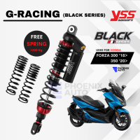 โช้คอัพ YSS G-RACING BLACK SERIES สำหรับ Honda Forza 300/350 ปี 2018-ปัจจุบัน (แถมฟรี สปริง Heavy Duty 1 ชุด)