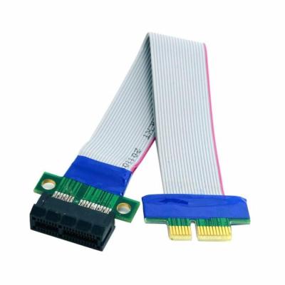 PCI Expres X1 PCI E ไรเซอร์การ์ด,สายพ่วงริบบิ้นยืดได้ยืดหยุ่นได้