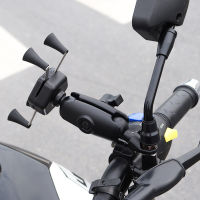 KPL  1pc  New Motorcycle Rearview Mirror Bracket Base 25mm Ball Head Phone Holder Adapter