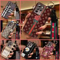 Phone Holder Anti-knock Phone Case For HTC U23 Pro/U23 Waterproof Lanyard Kickstand Shockproof Luxury Back Cover ring