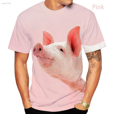 2023 Short Sleeved T-shirt with Pig Head Pattern, Summer Fashion, Suitable for Men And Women in 2022 Unisex