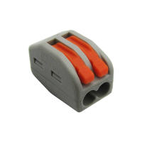 【┋】 Galxo 10-100Pcs Mini ตัวเชื่อมต่อสายไฟ221 222 SPL-2/3สายไฟขนาดกะทัดรัดตัวนำ Push-In Terminal Block PCT-222 SPL