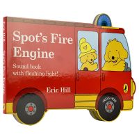 Spot S fire engine small glass series fire engine childrens story picture book phonation cardboard book 2-4 year old parent-child reading English Enlightenment English original imported book