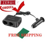 ZR สำหรับ [มอเตอร์] แหล่งจ่ายไฟ PDA ในรถยนต์2พอร์ต USB และ2ซ็อกเก็ต Splitter 12V/24V Car Charger