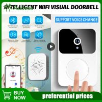 ﹍ↂ☇ Long Life 1080p Wireless Wifi Doorbell 800mah Video Door Bell Waterproof Smart Doorbell Real-time Intercom Night