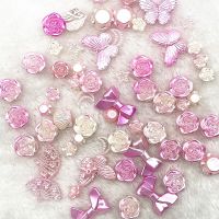 20g/lot Mixed Rose Flower Bowknot Beads Star Butterfly Acrylic Spacer Beads for Jewelry Making DIY Handmade Bracelet Necklace DIY accessories and othe