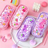 ✣⊙❅ Transparent Pencil Case Estuche Pen Case Kawaii Productos Trousse A Crayons Astuccio Pencil Box Korean Pencilcases Free Shipping